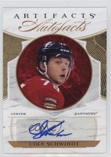 2022-23 Upper Deck Artifacts Auto Facts Cole Schwindt #AF-CS Auto 10wi