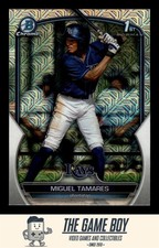 2023 Bowman Chrome Prospects Mojo Refractor #BCP-179 Miguel Tamares Rays