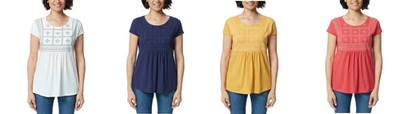 NWT Gloria Vanderbilt Ladies' Embroidered Tee