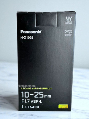 Panasonic Leica DG Vario-Summilux 10-25mm f/1.7 ASPH Zoom Camera