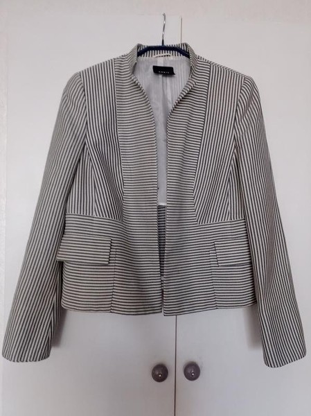Women Akris Jacket Grey Cashmere 38 / M / 46