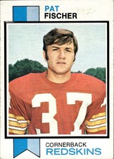 1973 TOPPS PAT FISCHER 98 VG RC FOOTBALL WASHINGTON REDSKINS