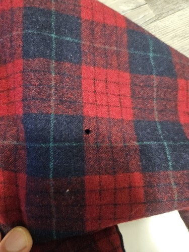 Pendleton Flannel Shirt Mens Medium Red Fireside Robinson Tartan Size L - Picture 6 of 6