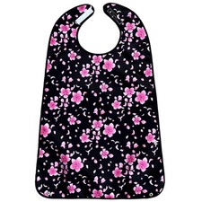 Adult Bibs for Eating Waterproof Full Protection for Elderly Women and Men Black