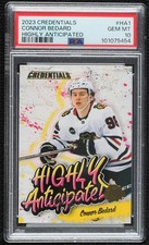 2023 Upper Deck Credentials Highly Anticipated Connor Bedard PSA 10 GEM MT 14hk