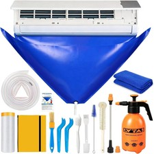 13Pcs Mini Split Cleaning Kit Bag with 2L High Pressure Sprayer, Air Conditioner