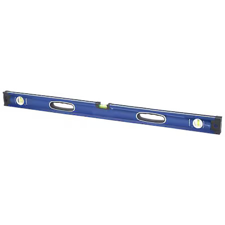 Westward 32Zu60 I-Beam Level, Aluminum, Bubble, Neodymium