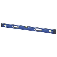 Westward 32Zu60 I-Beam Level, Aluminum, Bubble, Neodymium