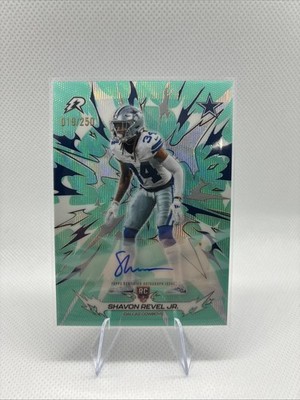 Topps 2025 Rookie Auto Hard Signed Shavon Revel Jr. Cowboys #126 19/250