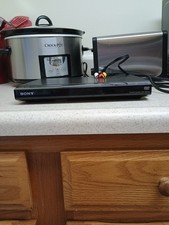 SONY Black CD/DVD Player Model No DVP-SR210P w/ AV Cable Remote Control WORKS