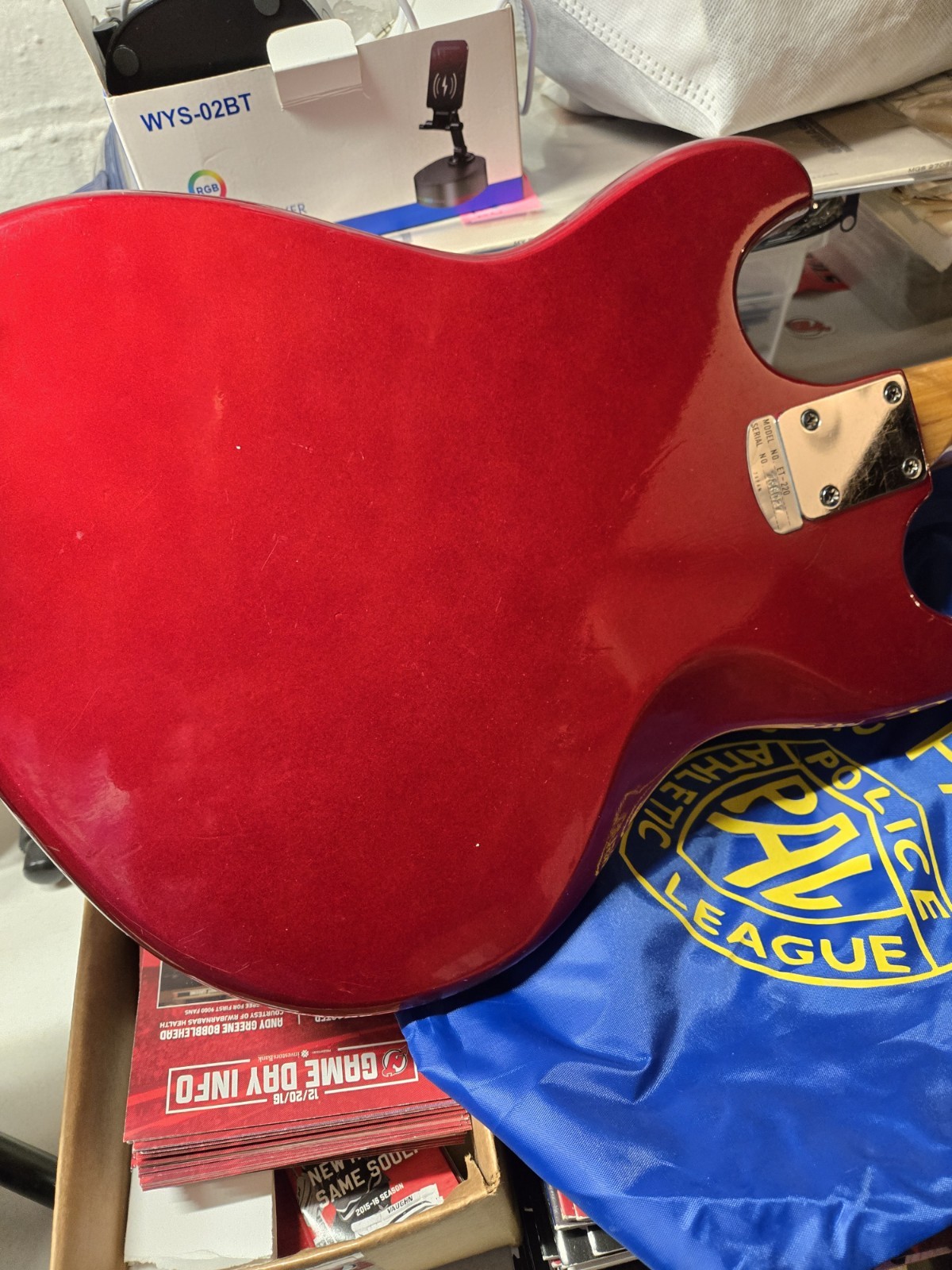 Rare Vintage Japanese 1960s Guitar Beautiful Design Vintage Era Pick Up Only