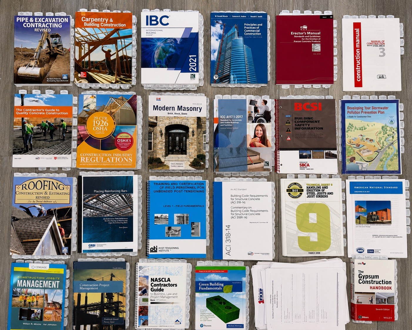 NASCLA General Contractor License Exam Book Set Pre-Tabbed Highlighted PSI