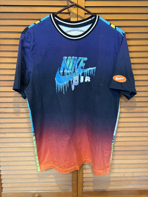 Men s Nike T Shirt Men s Large AOP Elements Patch Sportswear Colorful 