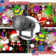 16 Patterns Outdoor Laser Projector Light Christmas Snow Garden Landscape Lamp