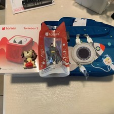 Tonies Toniebox 2 Red Audio Player Box New Sealed 2 Tonies And Listen  Play Bag
