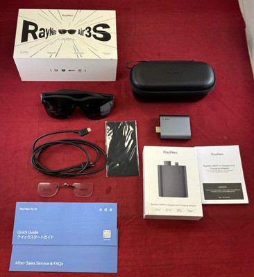 RayNeo Air 3 S XR Glasses XRGF35 Augmented Reality AR Glasses w/ HDMI Adapter