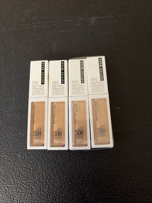 Pack of 4  Maybelline Super Stay Active Wear# 20