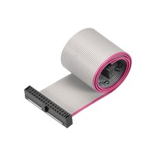 IDC Wire Flat Ribbon Cable FC/FC Female Connector 30Pins 1.27mm Pitch 20cm Long