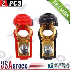Battery Terminal Connector Top Post Positive Negative Heavy Duty Universal lot