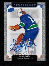 2018-19 Upper Deck Chronology Franchise History Gary Smith #FH-VA-GS Auto 0c3