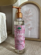 Tree Hut Merry Mint Moisturizing Shave Oil Gel Silky Smooth Peppermint Vanilla