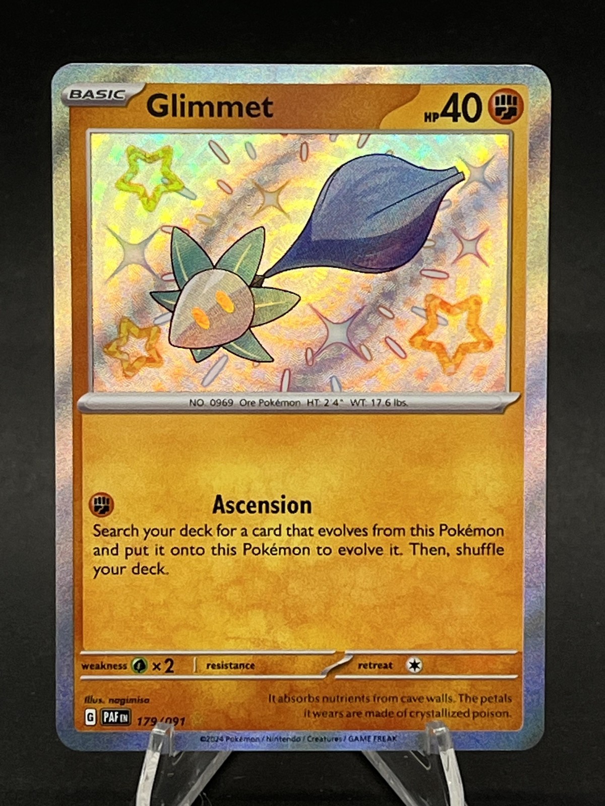 Glimmet #179/091 SV: Paldean Fates Near Mint or Better 250001