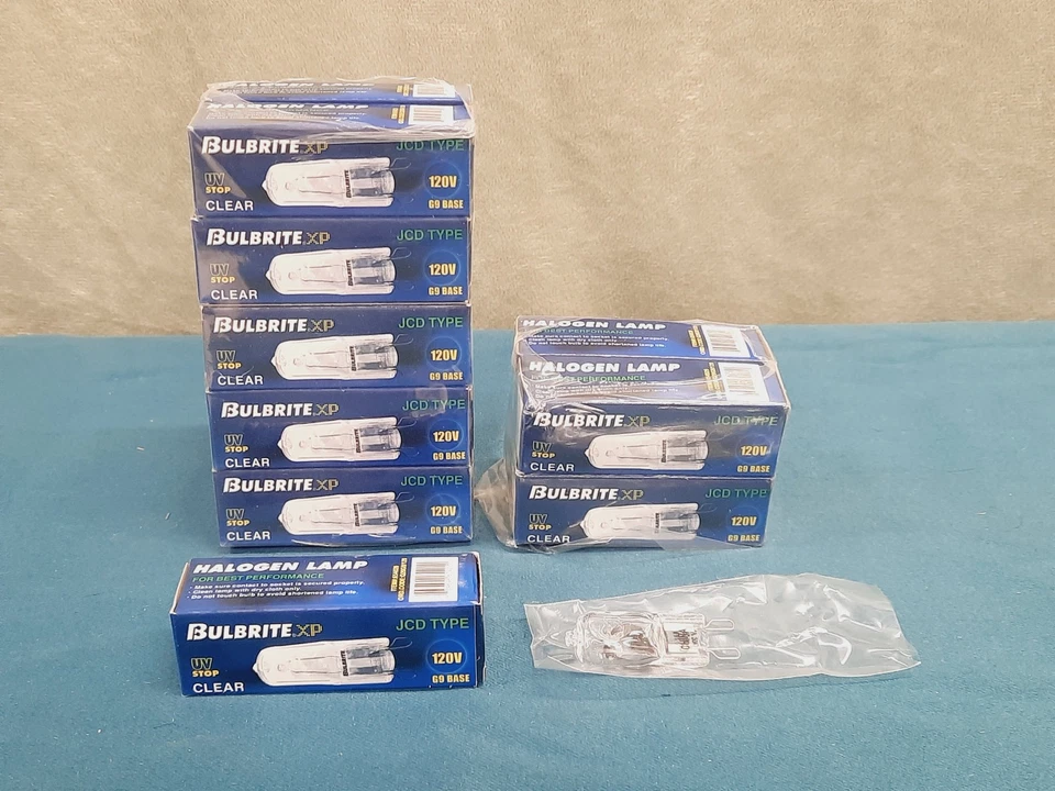 (15) Bulbrite 654020 Q20G9/120 Tubular T4 2-Pin Bi-Pin G9 20W 120V Clear 2700K - Image 2 of 4