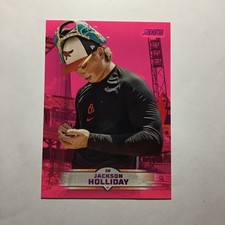 Topps 2025 Stadium Club Jackson Holliday #73 Baltimore Orioles Pink Parallel