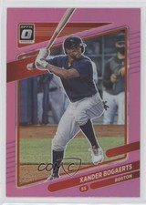 2021 Panini Donruss Optic Pink Prizm Xander Bogaerts #146 0jg3