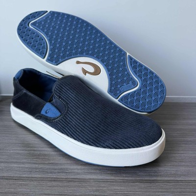 OluKai Lae‘ahi Kapa Slip-On Corduroy Leather Sneakers Loafers Men\' Size 8 $120 Amazon.com | OluKai Men main image 4