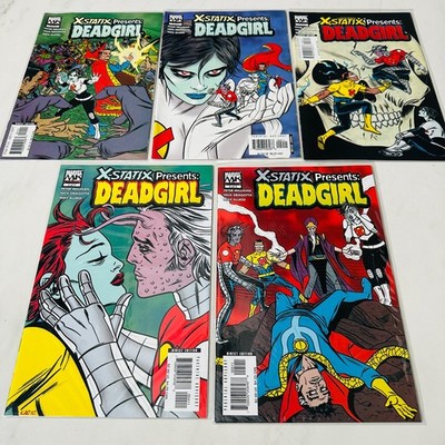 X-Statix Presents Dead Girl Marvel 2006 Issues 1-5 Complete Set Full Run