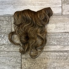 Brown Wavy Hair Extension Clip-In Voluminous Style