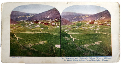 Klondike Alaska Bonanza Eldorado Mines Gold Rush Stereoview A.C. Co 1900s