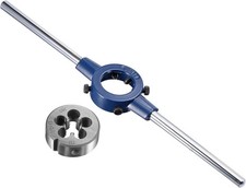 uxcell Round Die Stock Handle Wrench Set, 1/2-13 UNC Threading