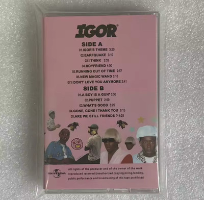 Igor by Tyler, the Creator Music Album Tape (Cassette, 2019) Brand New Sealed