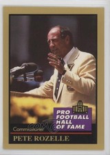 1991 Enor Pro Football Hall of Fame Pete Rozelle #123 HOF 1if9