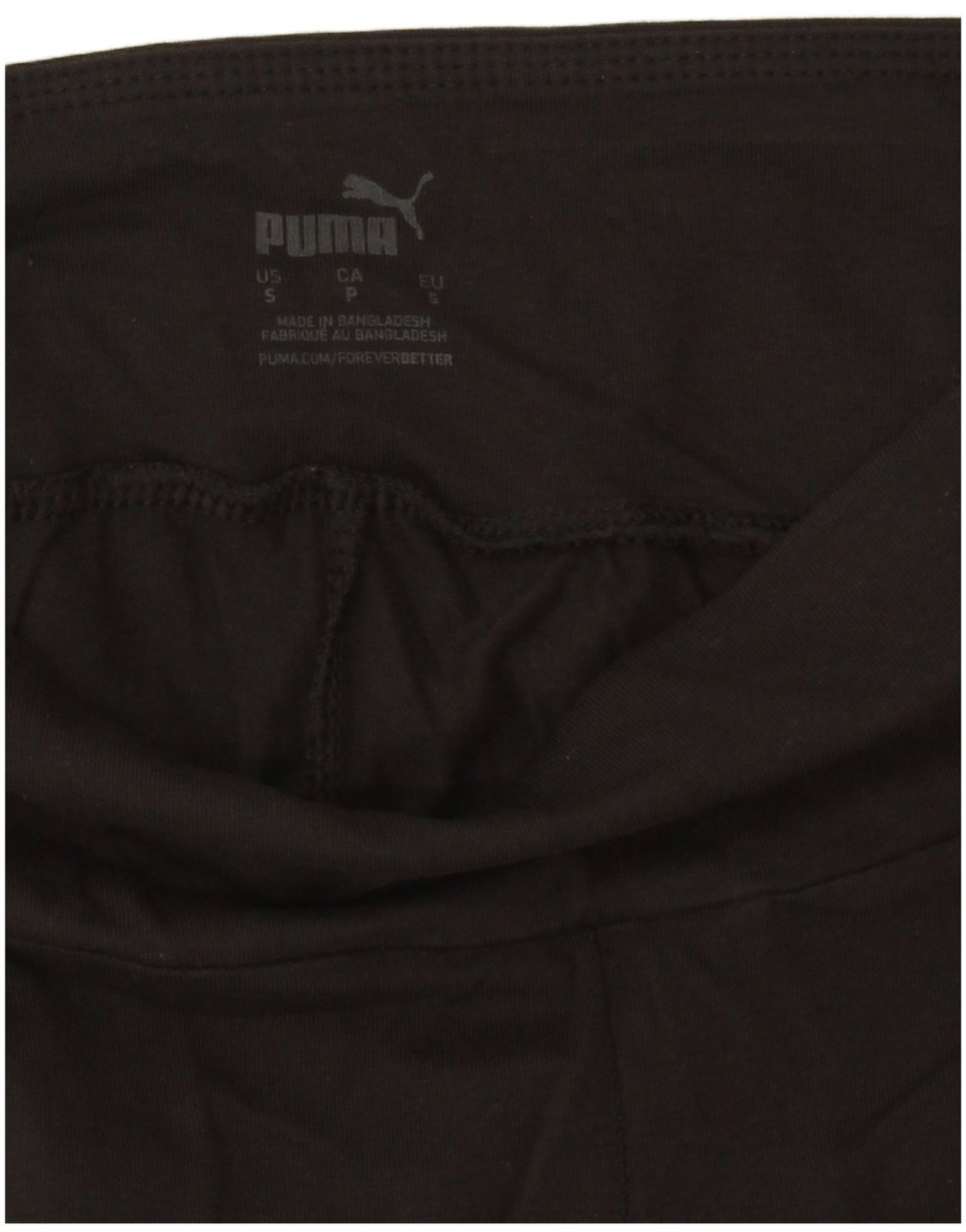 Puma Womens Graphic Leggings UK 10 Small  Black Cotton CA06 image 3