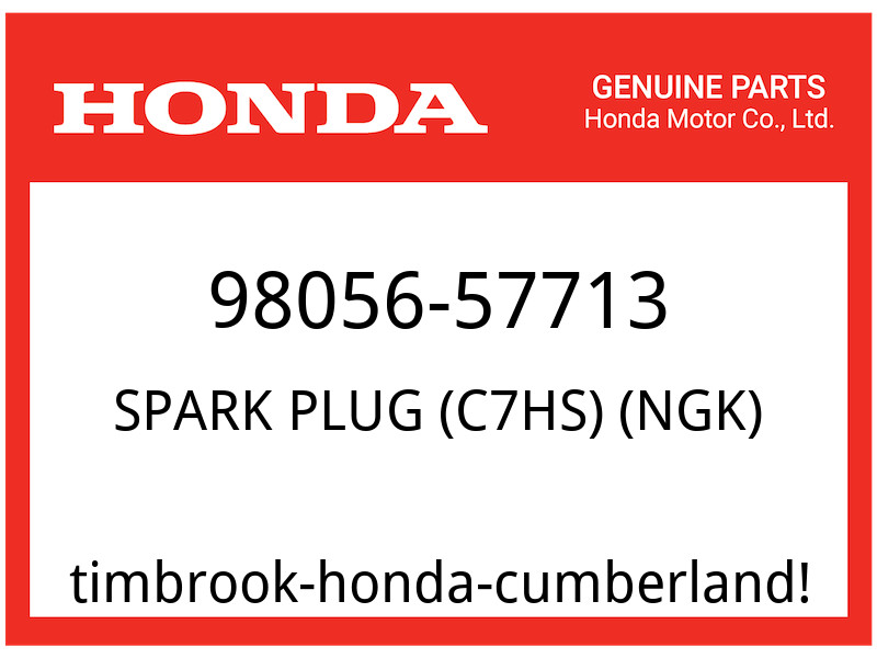 Honda OEM Part 98056-57713 SPARK PLUG C7HS NGK