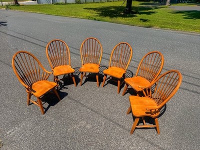 Continuous Arm Windsors by Kli Logatec Slovenia Set Of 6 Dining