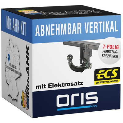 Für Mercedes GLA 13-20 Oris Anhängerkupplung vert. abnehmbar mit 7polig spezi.
