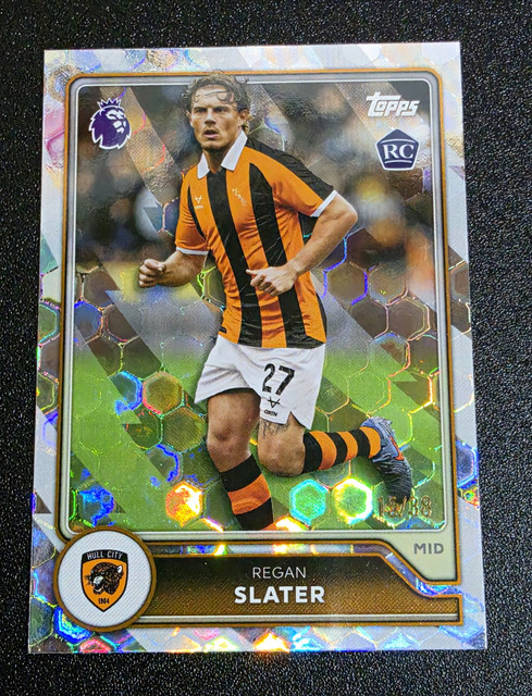 2026-27 Topps Premier League Regan Slater RC Parallel #294 Hull City 15/38
