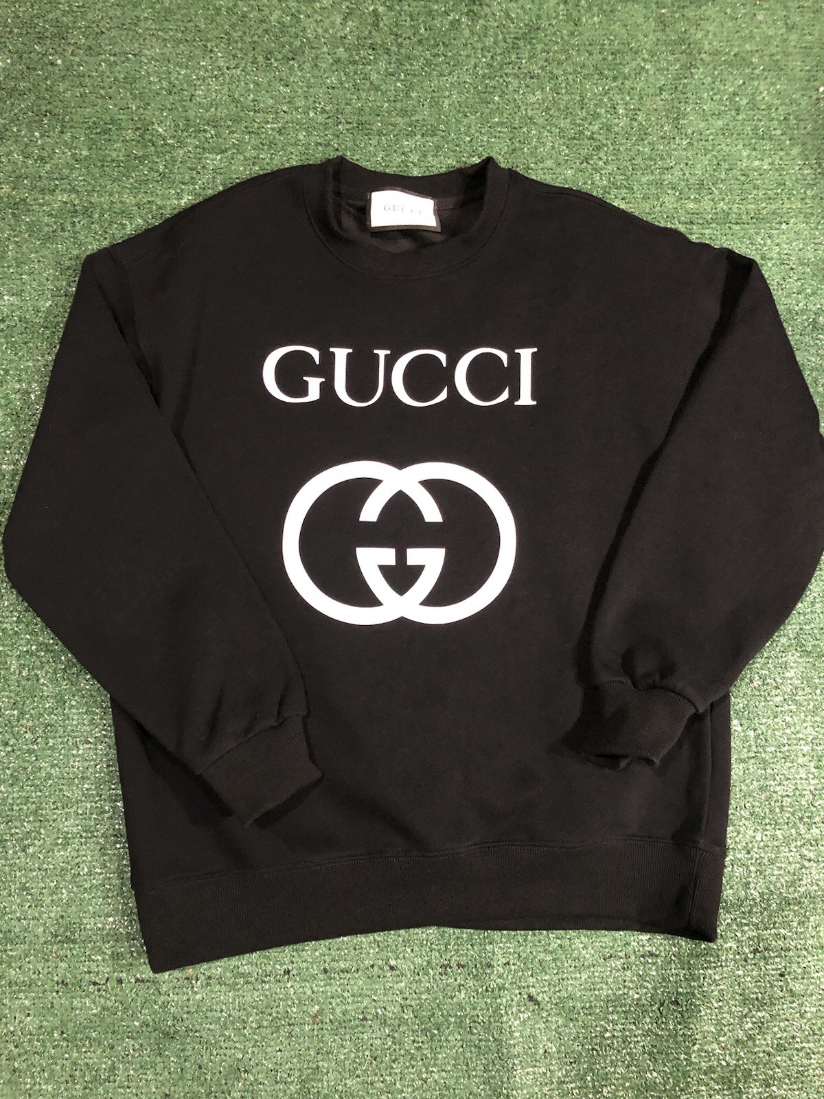 Gucci authentic Black Designer Interlocking G Cre… - image 1