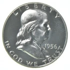 1956 Proof Franklin Half Dollar 90% Silver *7463