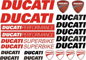Motorcycle Decals Stickers Vinyl Ducati Motorcycle Decals Stickers Bike Graphic Set Vinyl 