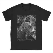 Awesome Ghost In The Shell T-Shirt Men Crewneck 100% Cotton T Shirt Anime Manga