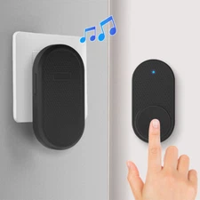 KERUI Wireless Doorbell Chimes 4 Volume Levels Receiver Long Range Remote Button