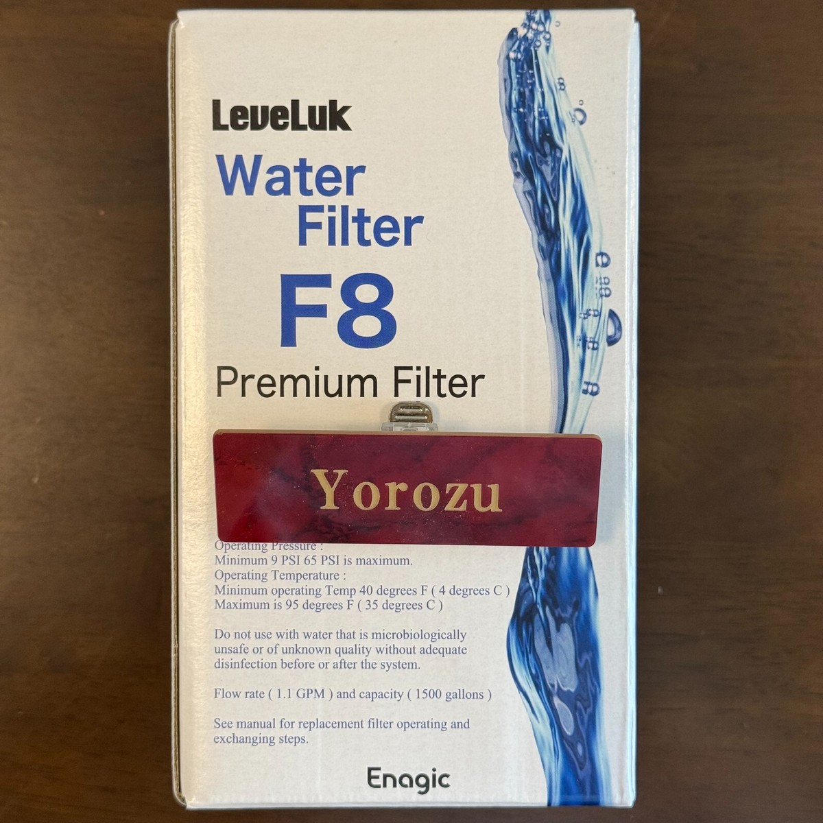 エナジック　Leveluk F8 プレミアムフィルター Enagic F8 High Grade Water Filter for Leveluk K-8 Oxidizing