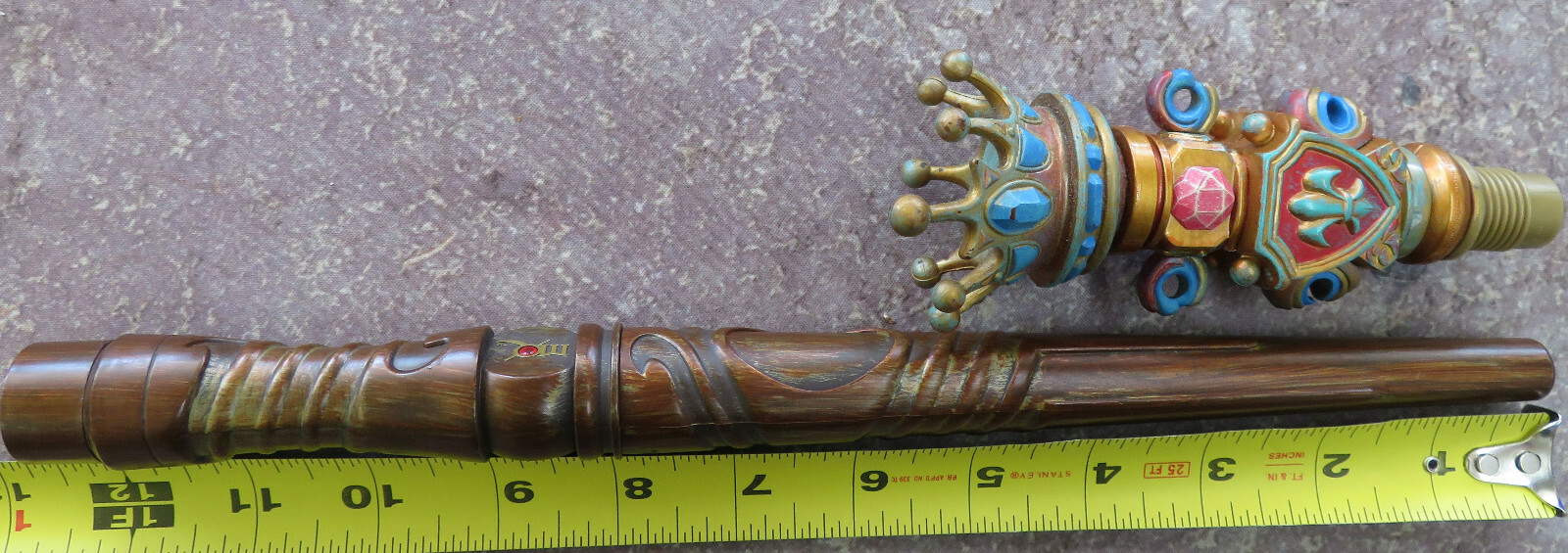 MAGIC WAND Magiquest staff crown topper mq wizard Untested