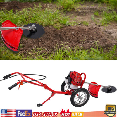 Garden Lawn Mower Trimmer Gasoline Brush Cutter Hand Push