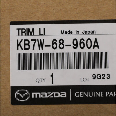 OEM 2017-2019 Mazda Cx5 Grand Touring Lift-gate Trim Rear Lower